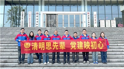 緬懷先烈，湘聯(lián)電纜黨支部開展清明主題黨日活動！