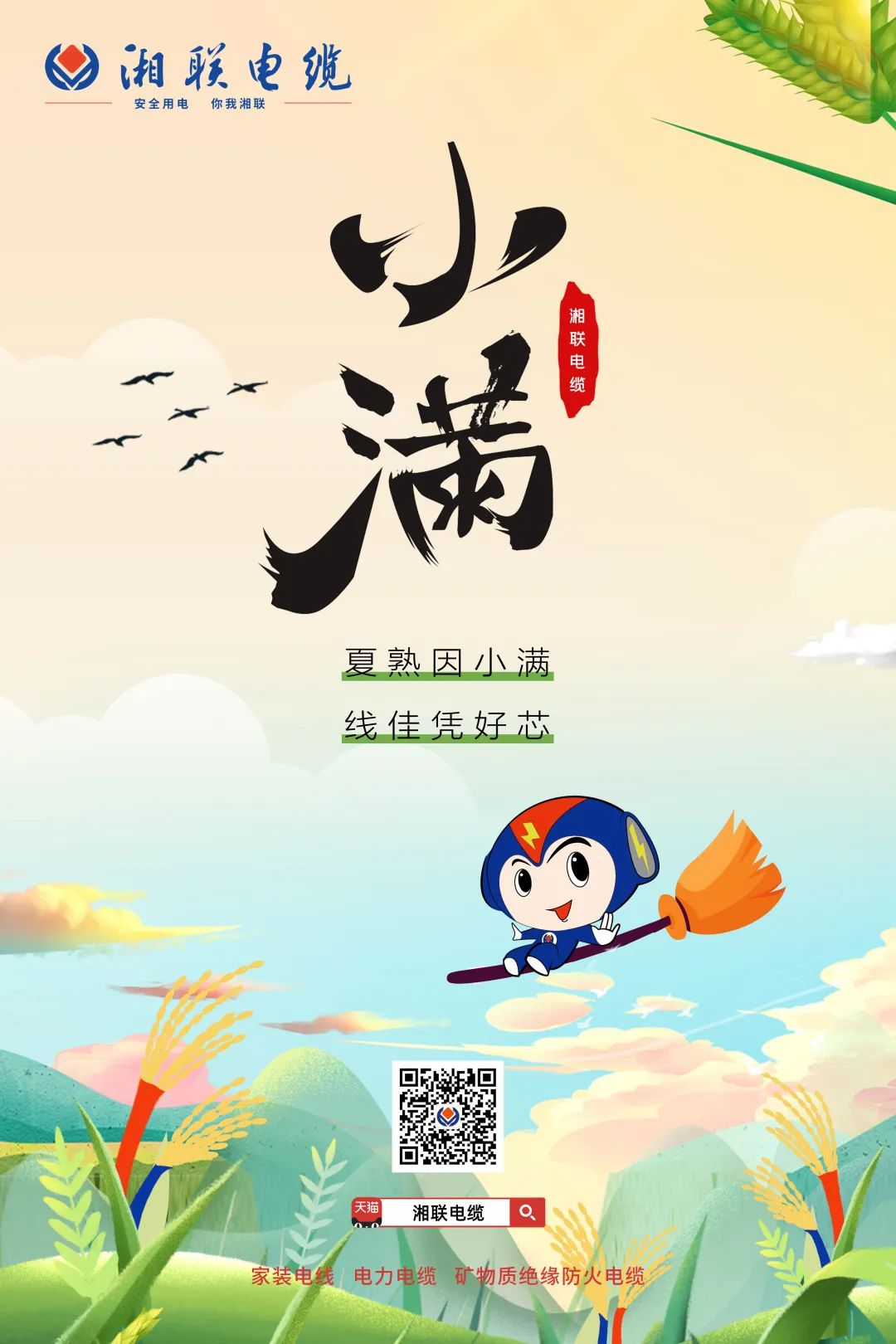 小滿節(jié)氣今日至，用電安全需重視！#安全用電你我湘聯(lián)